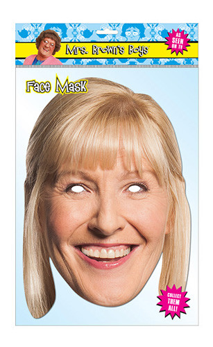 Cathy Brown Official Mrs Brown's Boys Card Party Face Mask