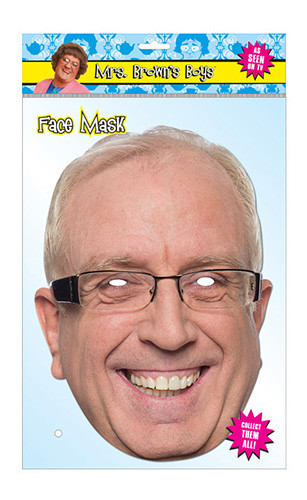 Rory Brown Official Mrs Brown's Boys Card Party Face Mask