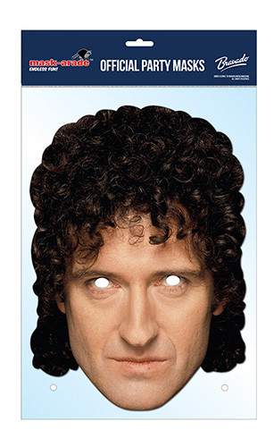 Brian May Official Queen Card Party Face Mask