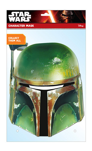 Boba Fett Official Star Wars Card Party Face Mask