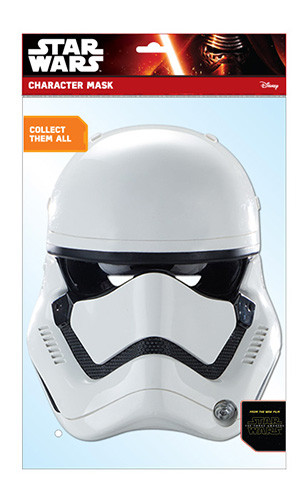First Order Stormtrooper Official Star Wars The Force Awakens Card Party Face Mask