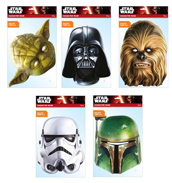 Star Wars Classic Variety Card Mask 5 Pack
