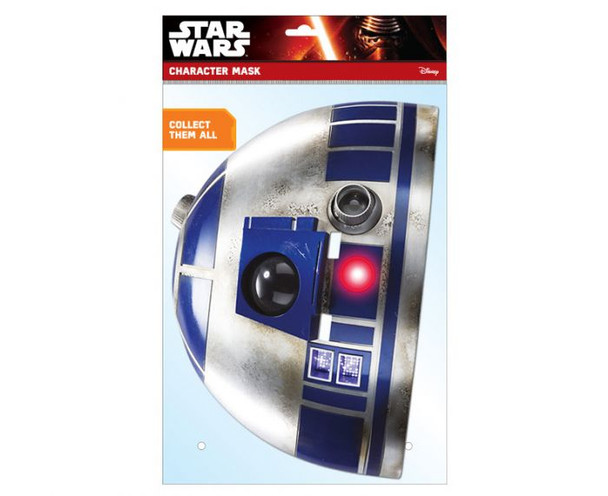 R2-D2 Official Star Wars 2D Card Party Face Mask