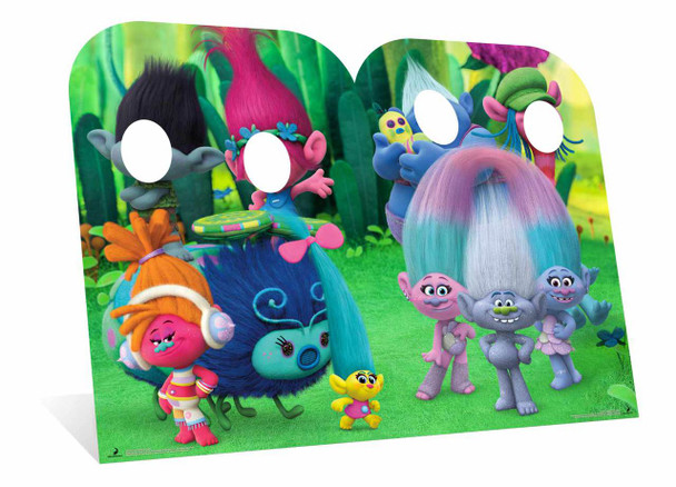 Trolls Can't Stop The Feeling Twin Pack in kartonnen uitsnede in kinderformaat