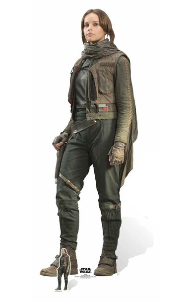 Jyn Erso Lifesize and Mini Cardboard Cutout