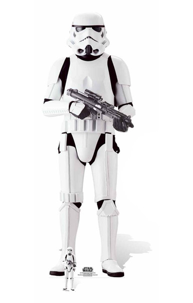Imperial Stromtrooper Lifesize and Mini Cardboard Cutout