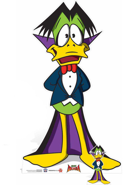 Count Duckula with Mini Cardboard Cutout