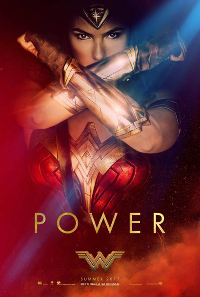 Wonder Woman Original Movie Poster – Power Gauntlets Style C