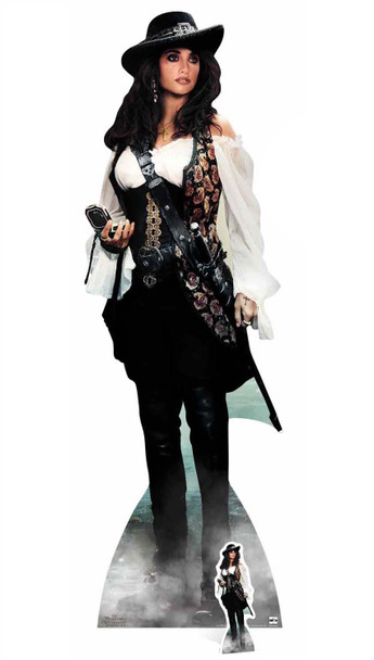 Angelica fra Pirates Of The Caribbean Cardbaord Cutout