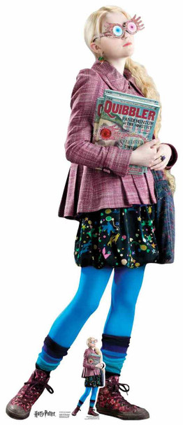 Luna Lovegood van Harry Potter levensgrote kartonnen uitsnede/standee 