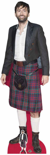 David Tennant Kilt Lifesize Cardboard Cutout / Standup / Standee