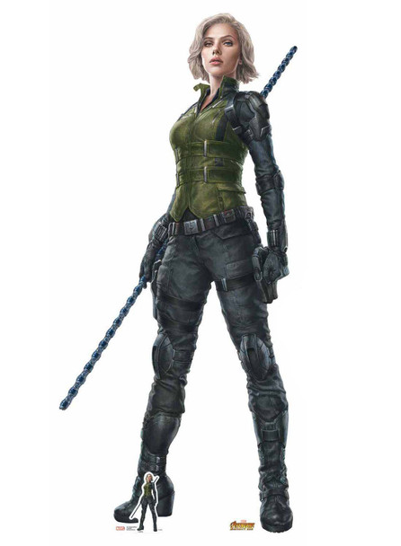 Official Black Widow Avengers Infinity War Lifesize Cardboard Cutout