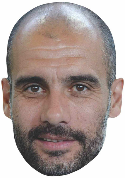 Pep Guardiola 2D Single Card Face Mask