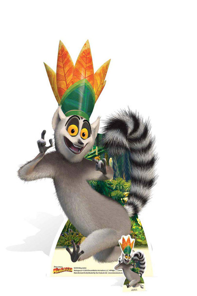 King Julien from Madagascar Cardboard Cutout