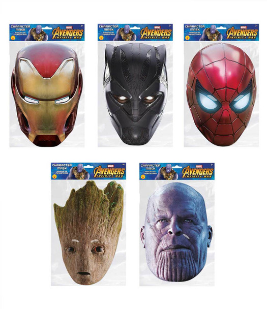 Avengers Infinity War Variety Face Mask Pack