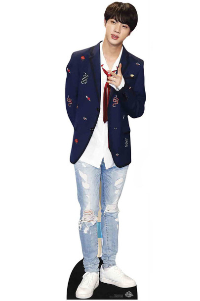 Jin fra BTS Bangtan Boys Mini Cardboard Cutout / Standup