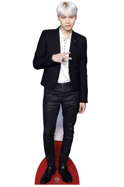 Suga from BTS Bangtan Boys Mini Cardboard Cutout / Standup