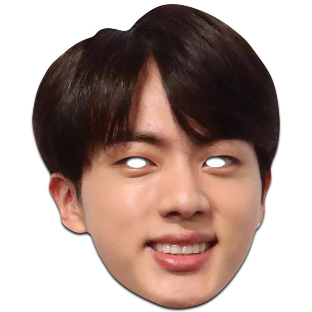 Jin from BTS Bangtan Boys 2D Card Party Face Mask