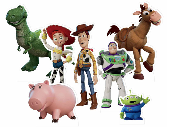 Toy Story Official Table Top Cardboard Cutouts Party Pack of 7