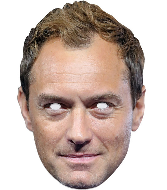 Jude Law Single 2D Card Party Face Mask