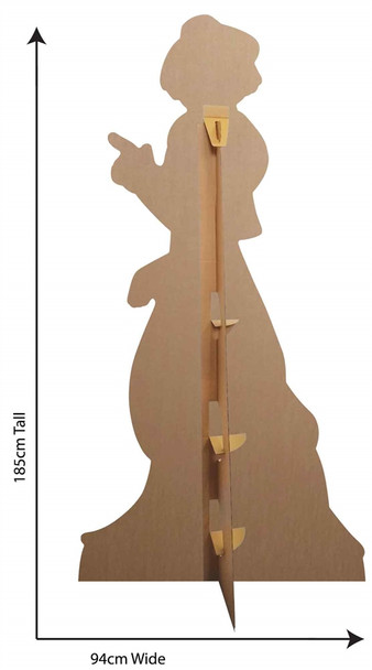 Rear of Aladdin cutout as set up 