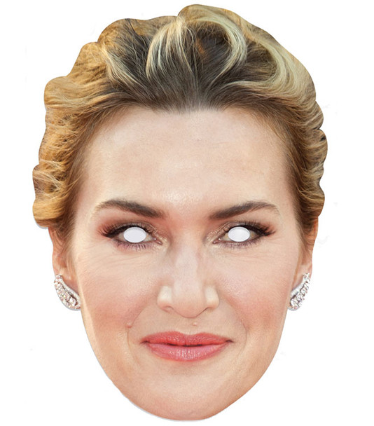 Kate Winslet Celebrity Single 2D Card Party gezichtsmasker