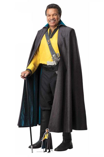 Lando officiële kartonnen uitsnede uit Star Wars : The Rise of Skywalker