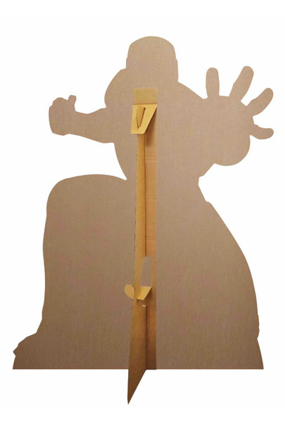 Rear of Iron Man Ballistic Salvo Kneeling Pose Official Marvel Cardboard Cutout