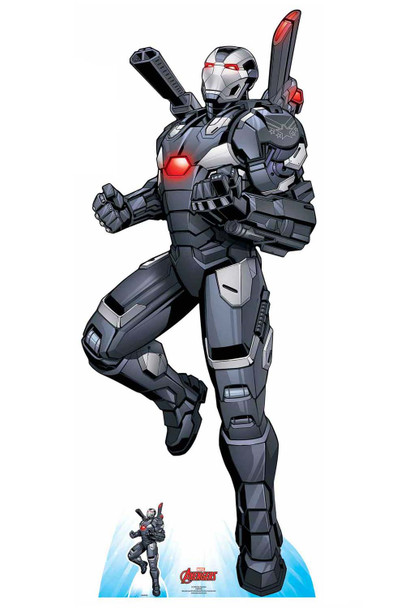 War Machine Ariel Assault Official Marvel Cardboard Cutout