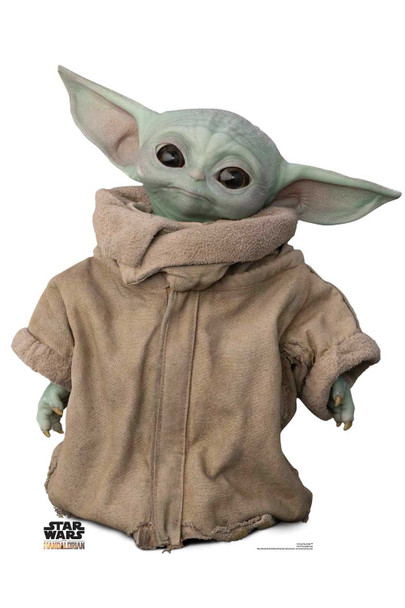 The Child (Baby Yoda) Head Tilt Official Mandalorian Cardboard Cutout