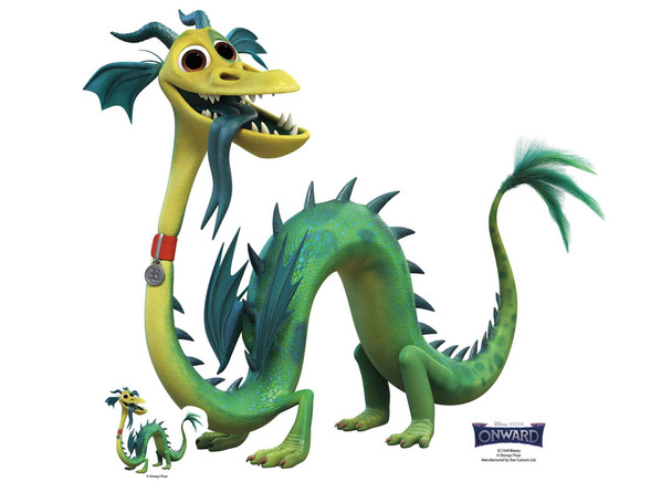 Blazey Dragon from Onward Official Lifesize Cardboard Cutout