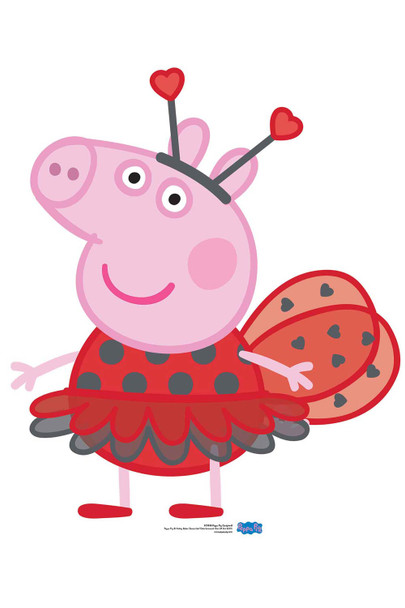 Peppa Pig Ladybird Cardboard Cutout / Standee