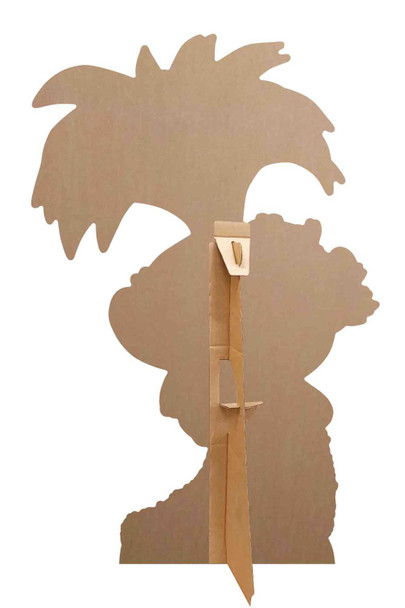 Rear of Princess Poppy with Ukulele Official Trolls World Tour Mini Cardboard Cutout