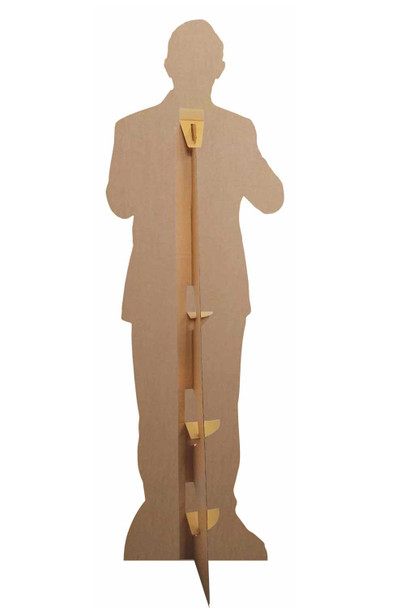 Rear of Graham from The 13th Doctor Who Spyfall Suit Official Cardboard Cutout