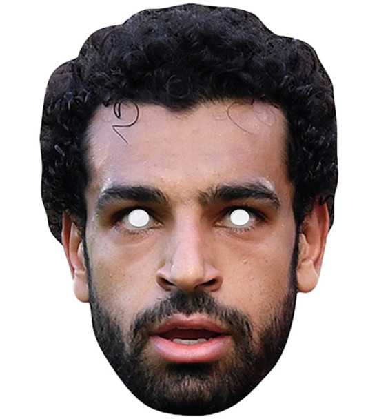 Mohamed Salah Celebrity Single 2D Card Party Face Mask