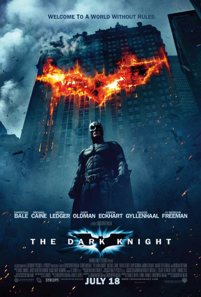 The Dark Knight Original Movie Poster Double Sided Final Style