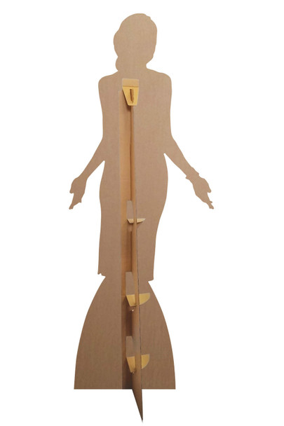 Rear of Number Six from Battlestar Galactica Official Lifesize Cardboard Cutout