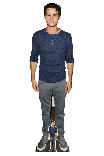 Dylan O'Brien Blue Shirt Lifesize Cardboard Cutout / Standee / Standup