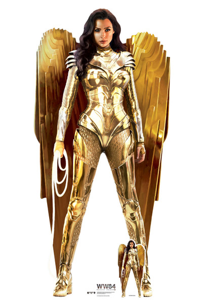 Wonder Woman Gold Armour (WW84) Lifesize Cardboard Cutout