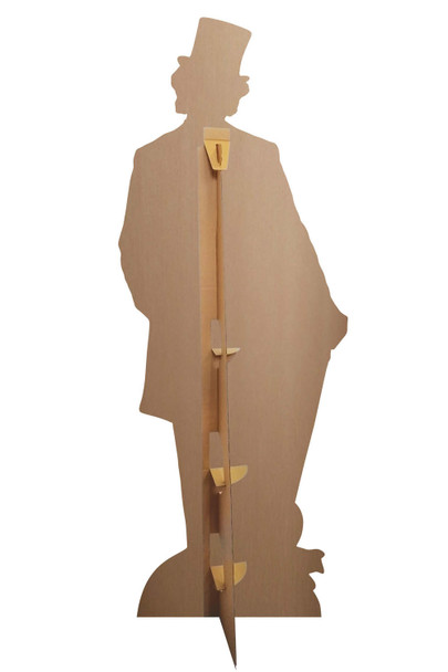 Rear Of Willy Wonka Lifesize Cardboard Cutout / Standee