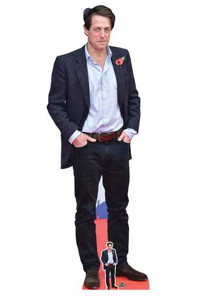 Hugh Grant Blue Shirt Celebrity Lifesize and Mini Cardboard Cutout