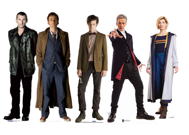 Doctor Who Lifesize Cardboard Cutouts Bumper Collection of 5 