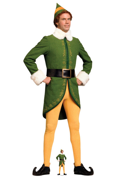 Buddy Hobbs from Elf Hands on Hips Lifesize and Mini Cardboard Cutout
