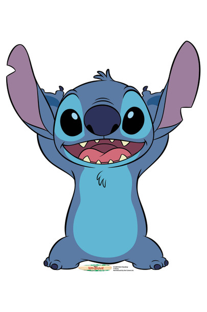 Stitch Standing von Lilo und Stitch, offizieller Pappaufsteller / Standee