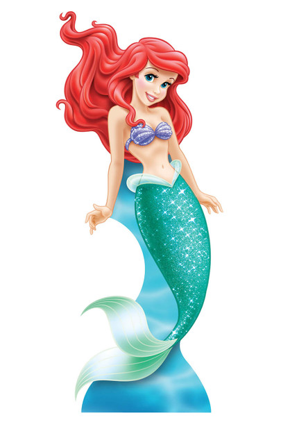Ariel Cardboard Cutout Disney Decoration Pack 