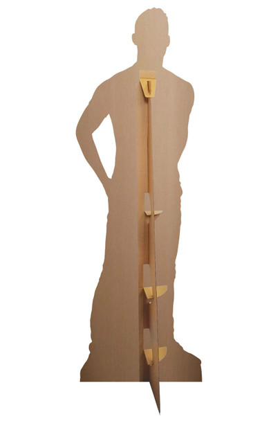 Rear of Aljaz Skorjanec Dancer Lifesize Cardboard Cutout