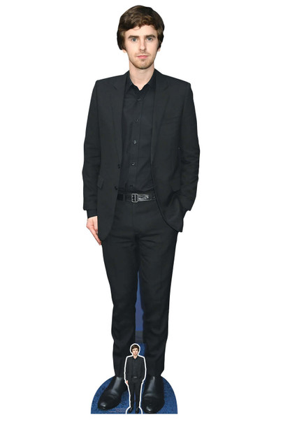 Freddie Highmore acteur levensgrote kartonnen uitsnede/standee