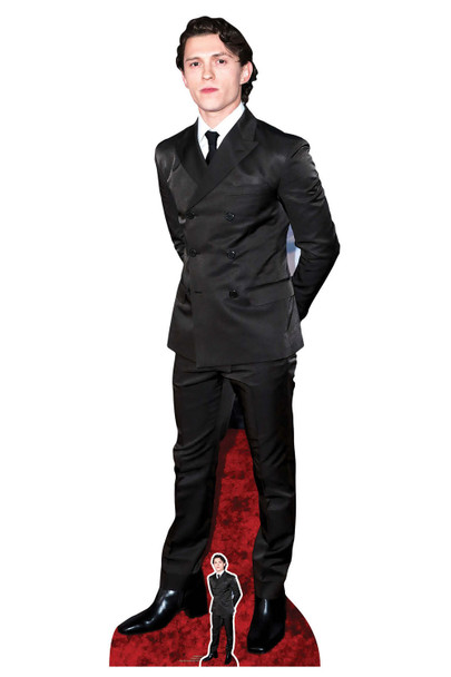 Tom Holland Black Suit Cardboard Cutout / Standup / Standee