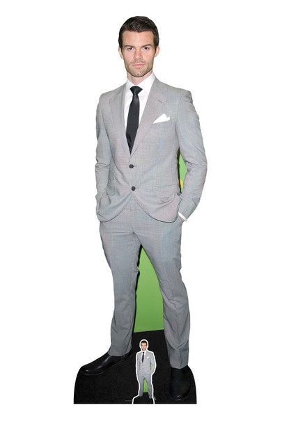 Daniel Gillies Grey Suit Style Cardboard Cutout Celebrity Standup