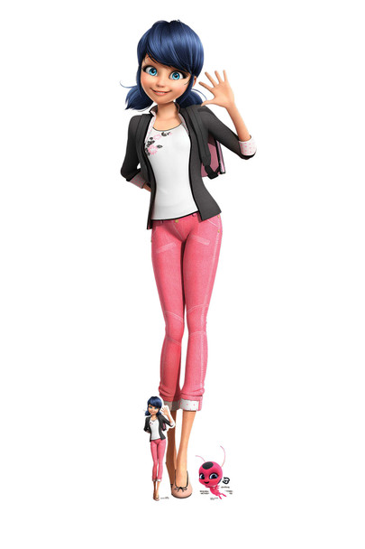 Marinette Dupain-Cheng from Miraculous Ladybug Lifesize Cardboard Cutout